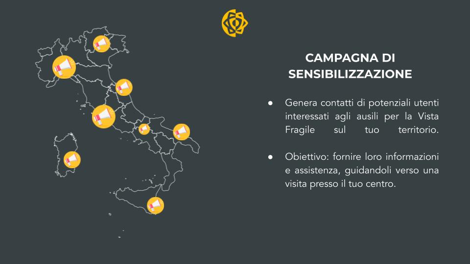 Centri Vista Fragile®, Campagna di Lead Generation